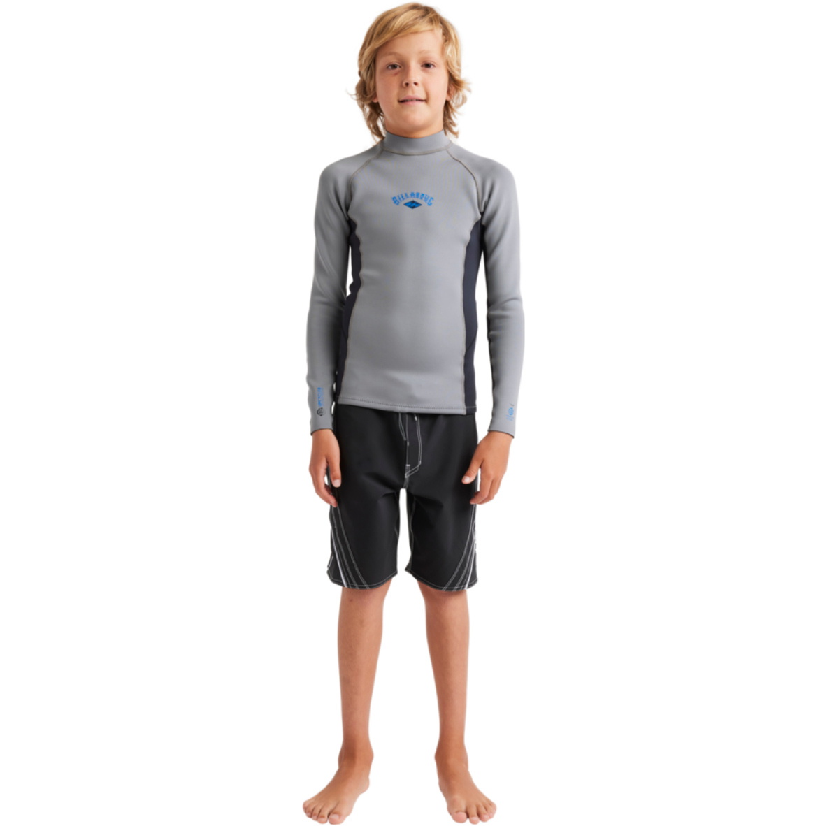 2026 Billabong Júnior Absolute Natural 1/ 1mm Casaco 24CW191508 - Alloy